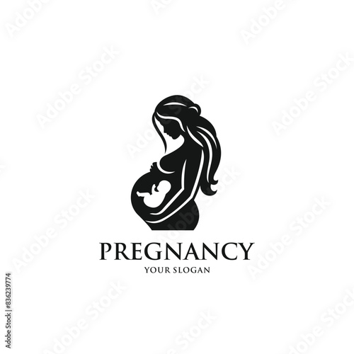 Pregnant logo vector