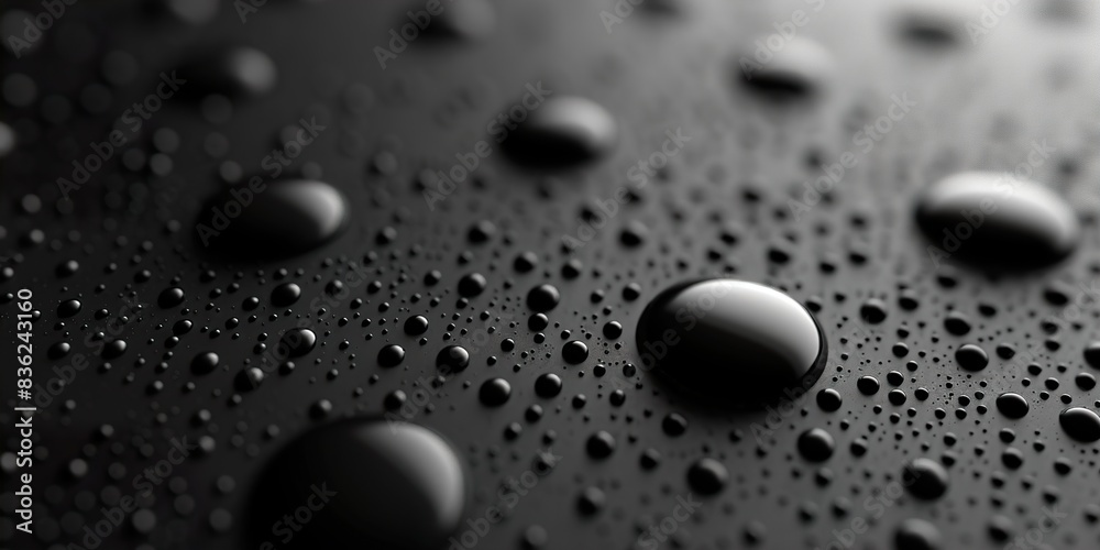 surface of dark black metal surface of dark black metal