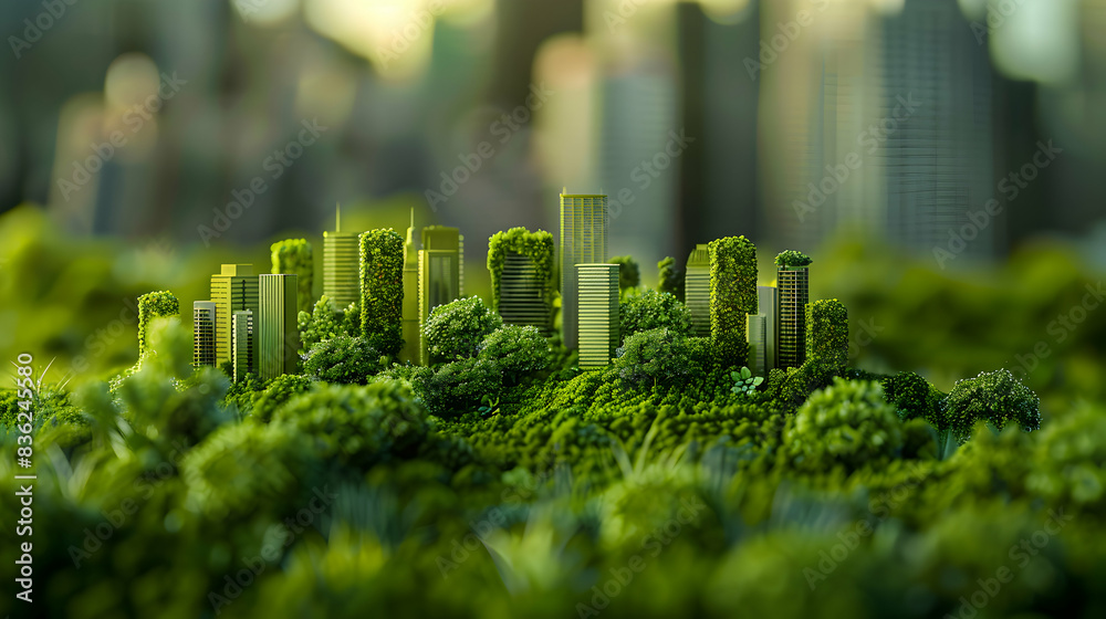 Photo realistic Urban Planner with Green Infrastructure Concept: Sustainable Urban Development and Climate Change Mitigation | Ideal for Environmental and Urban Planning Ads Photo realistic Urban Planner with Green Infrastructure Concept: Sustainable Urban Development and Climate Change Mitigation | Ideal for Environmental and Urban Planning Ads