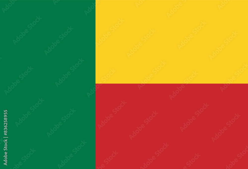 Benin flag illustrator country flags Benin flag illustrator country flags