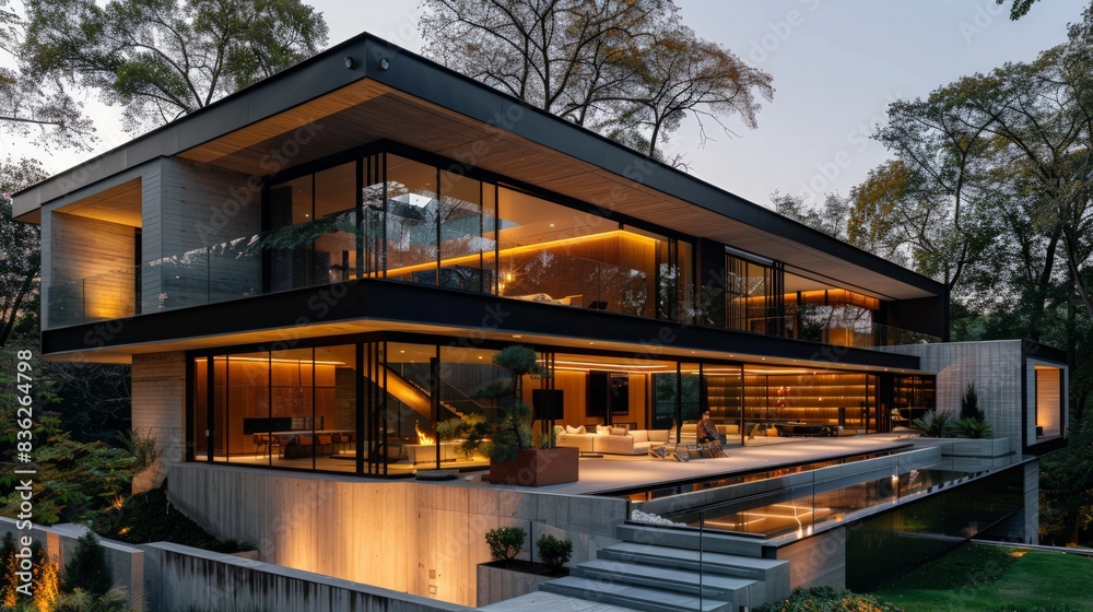 Modern Architecture Marvel: Showcase the innovative design and structural elegance of a modern Modern Architecture Marvel: Showcase the innovative design and structural elegance of a modern
