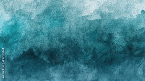 Backdrop Abstract Rough Painting Texture In Teal Blue Wallpaper Background