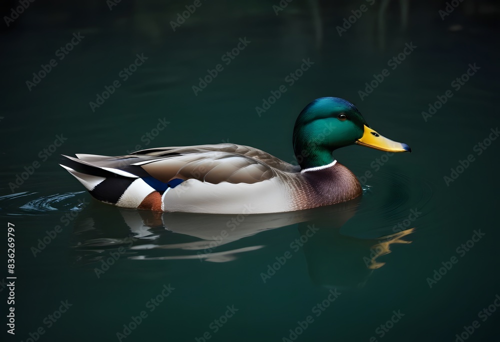 Obraz premium duck in the water