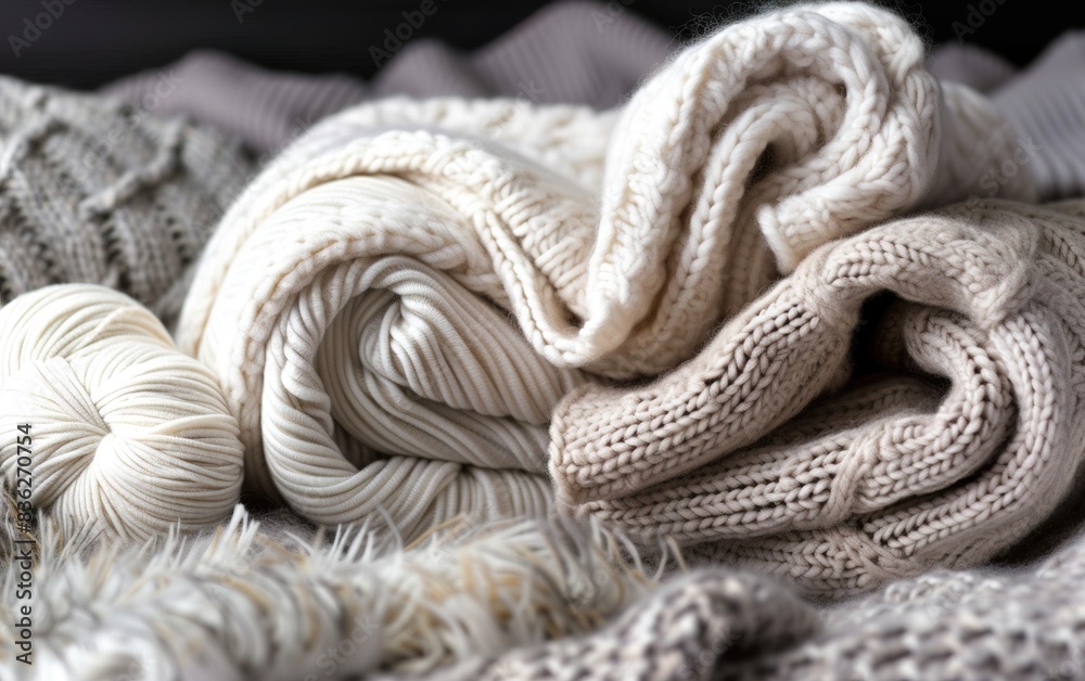 Warm woolen knit texture with cozy patterns and soft threads. Warm woolen knit texture with cozy patterns and soft threads.