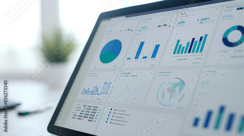  a minimalistic image with a sleek retail management dashboard 