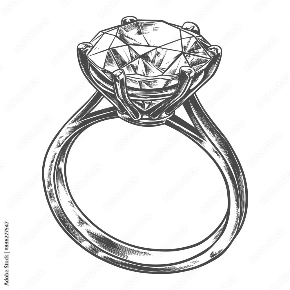 diamond ring with engraving style black color only diamond ring with engraving style black color only