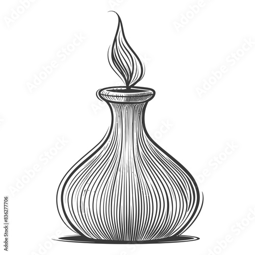 diffuser with engraving style black color only
