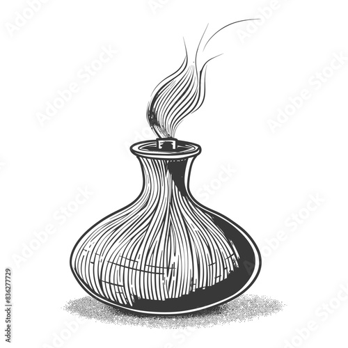 diffuser with engraving style black color only
