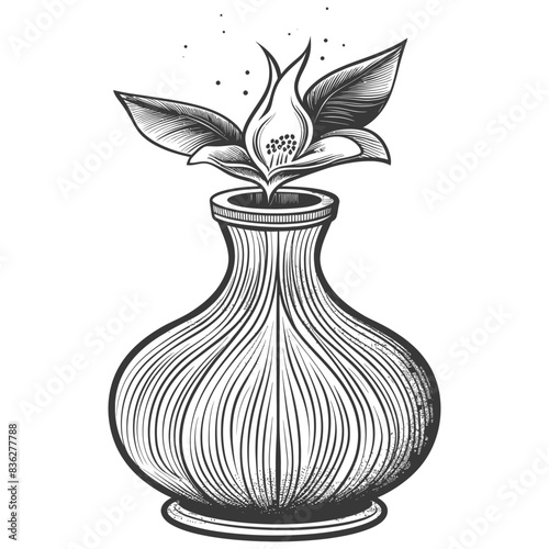 diffuser with engraving style black color only