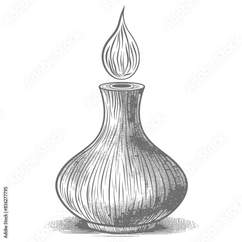 diffuser with engraving style black color only