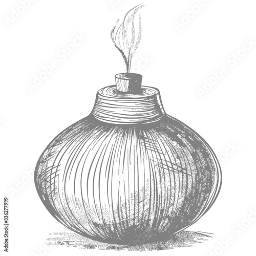 diffuser with engraving style black color only