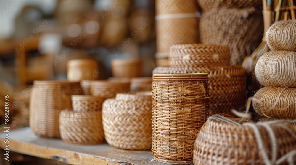 Close-Up of Handcrafted Artisan Goods: Showcase the intricate details and craftsmanship of handcrafted artisan goods Close-Up of Handcrafted Artisan Goods: Showcase the intricate details and craftsmanship of handcrafted artisan goods