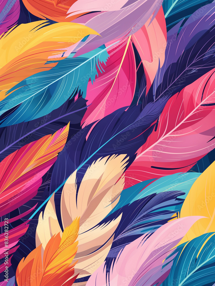 seamless pattern with feathers seamless pattern with feathers