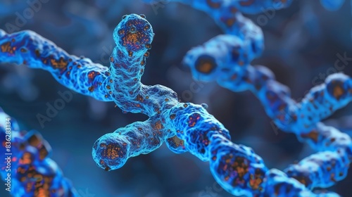 Chromatin and chromosomes: Discuss the organization of chromatin in the nucleus and how it condenses to form chromosomes during cell division. photo