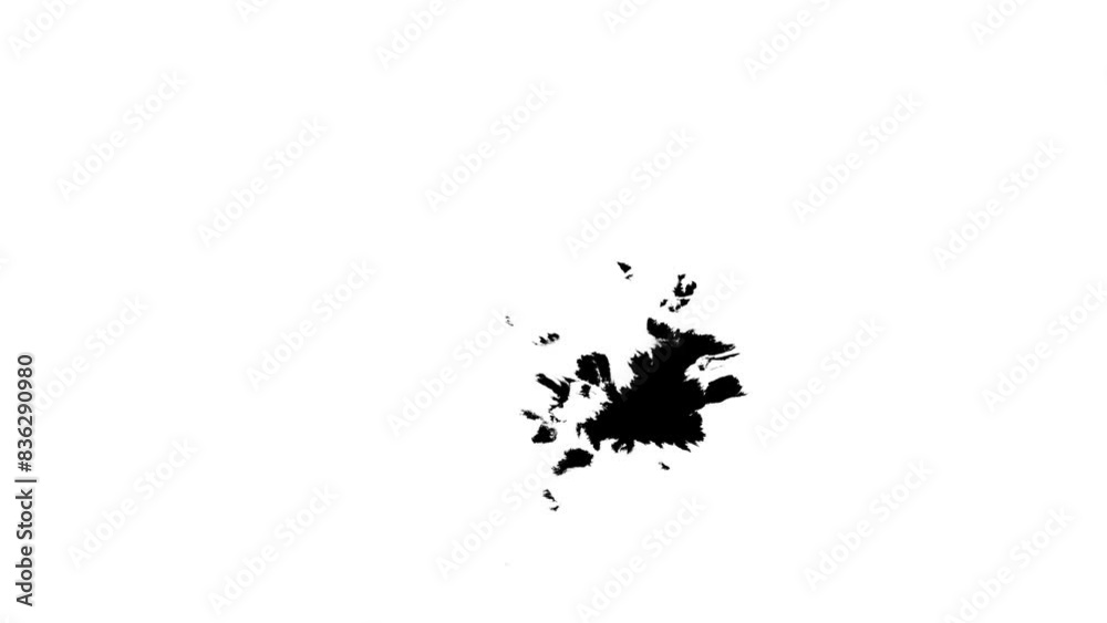animated video of splashes of black ink liquid animated video of splashes of black ink liquid