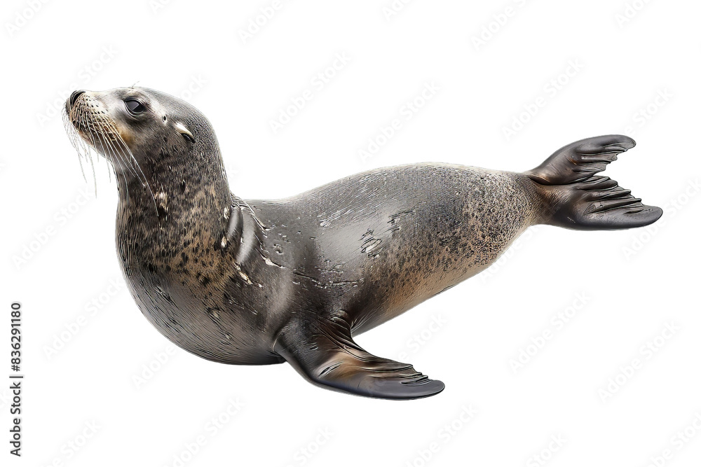 Naklejka premium Seal Mammal Isolated