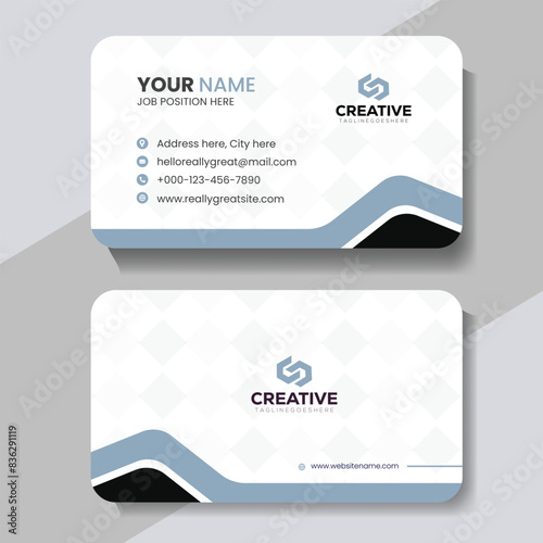 Modern creative business card template

