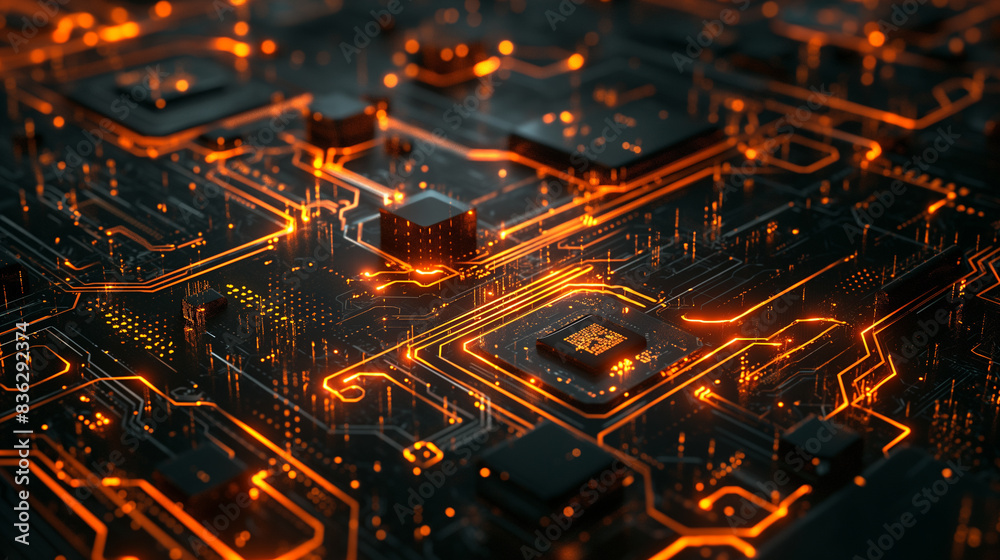 3D rendering of CPU information engineering modern technology computer communication light effect big data center Research and development. virtual reality 3D rendering of CPU information engineering modern technology computer communication light effect big data center Research and development. virtual reality