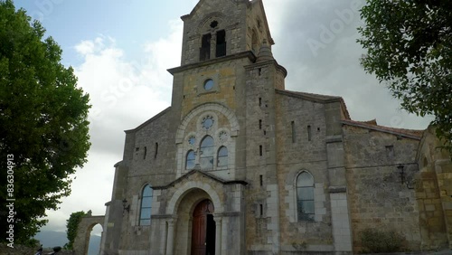 Church of Saint Vincent the Martyr. Frías, province of Burgos, Spain
