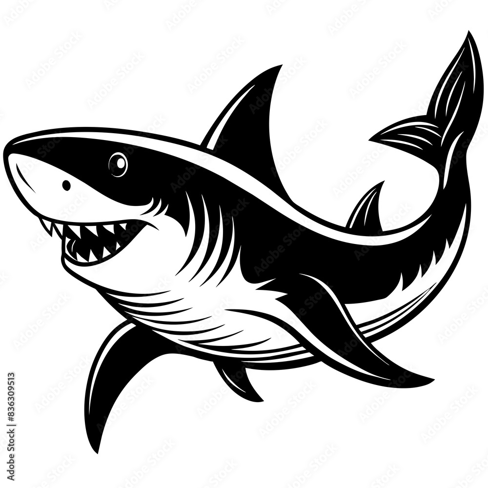 illustration of a shark illustration of a shark
