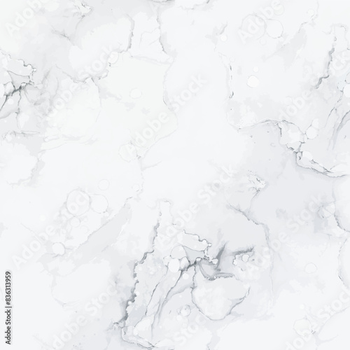 Light Seamless Background. Light Marble Floor Pattern. Grey Water Color Repeat. White Marble Watercolor. Modern Abstract Template. Light Elegant Splash. White Alcohol Ink Background. Grey Rock Paint.