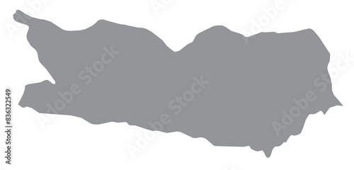 Outline of the map of the region of Austria - Kärnten, Carinthia