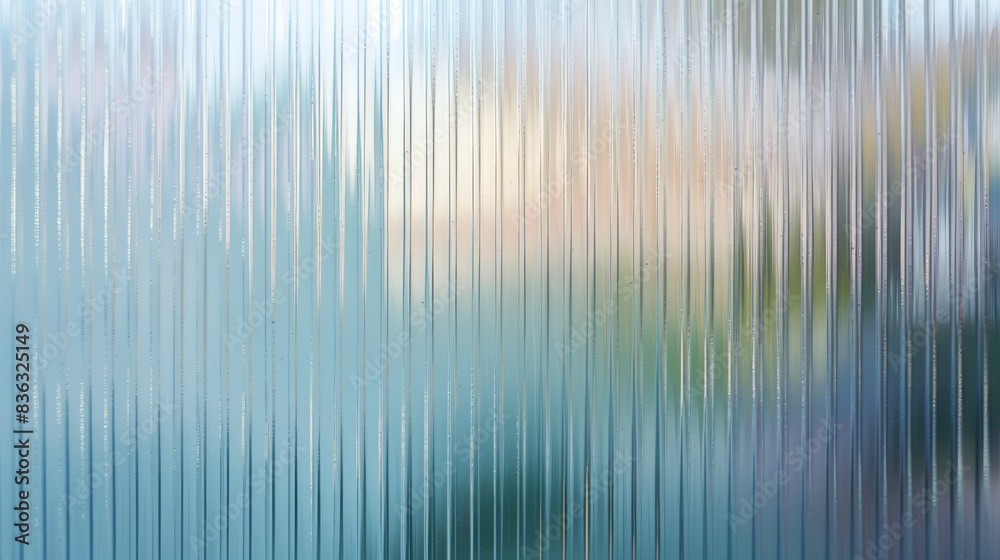 Polycarbonate iridescent silver holographic chrome foil vaporwave background texture pattern. Trendy pearlescent pastel rainbow prism effect. Corrugated ribbed privacy glass refraction 3D rendering. Polycarbonate iridescent silver holographic chrome foil vaporwave background texture pattern. Trendy pearlescent pastel rainbow prism effect. Corrugated ribbed privacy glass refraction 3D rendering.