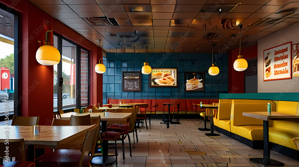 custom made wallpaper toronto digitalBackground with a fast food restaurant theme