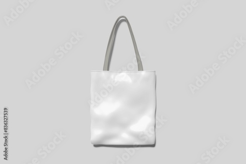Blank Bag whit gray Background
