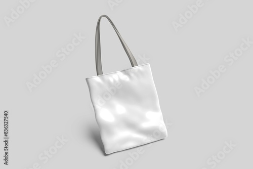 Blank Bag whit gray Background