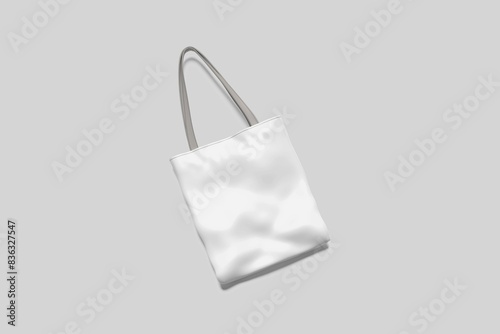 Blank Bag whit gray Background