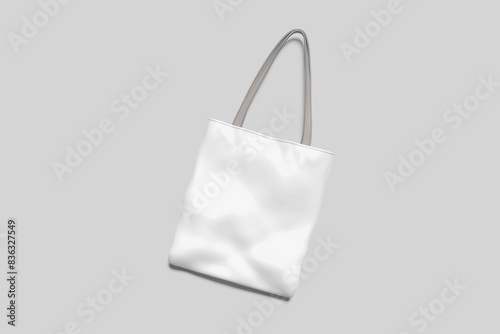 Blank Bag whit gray Background