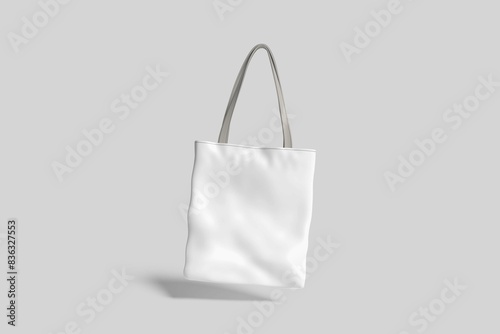 Blank Bag whit gray Background