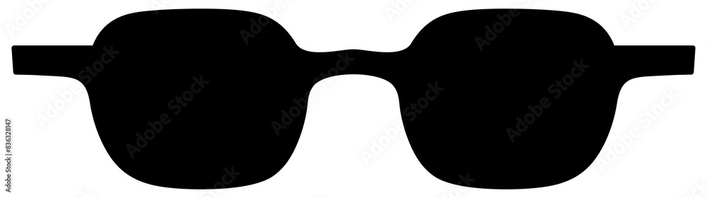 Sun Eye Glasses Silhouette, Pictogram, Front View, Flat Style, can use for Logo Gram, Apps, Art Illustration, Template for Avatar Profile Image, Website, or Graphic Design Element Sun Eye Glasses Silhouette, Pictogram, Front View, Flat Style, can use for Logo Gram, Apps, Art Illustration, Template for Avatar Profile Image, Website, or Graphic Design Element