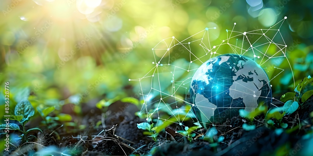 © Anastasiia - Image of sustainable technology and ecological science advancements for saving the environment. Concept Sustainable Technology, Ecological Science, Environment Preservation, Green Innovation