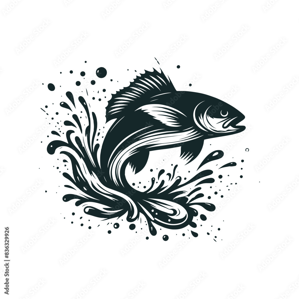 Obraz premium fishing silhouette, fisherman clipart, hunting silhouette, fisherman flat design, fishing vector design, fishing graphic illustration.