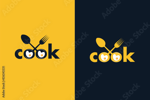 cook logo design template