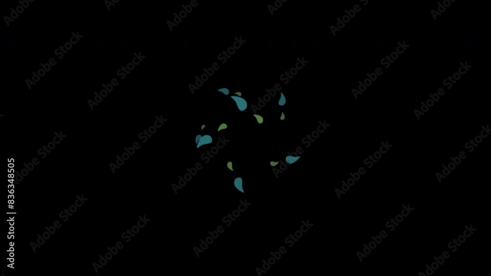 Circle Explosive Accent Highlights Elements on black background Circle Explosive Accent Highlights Elements on black background