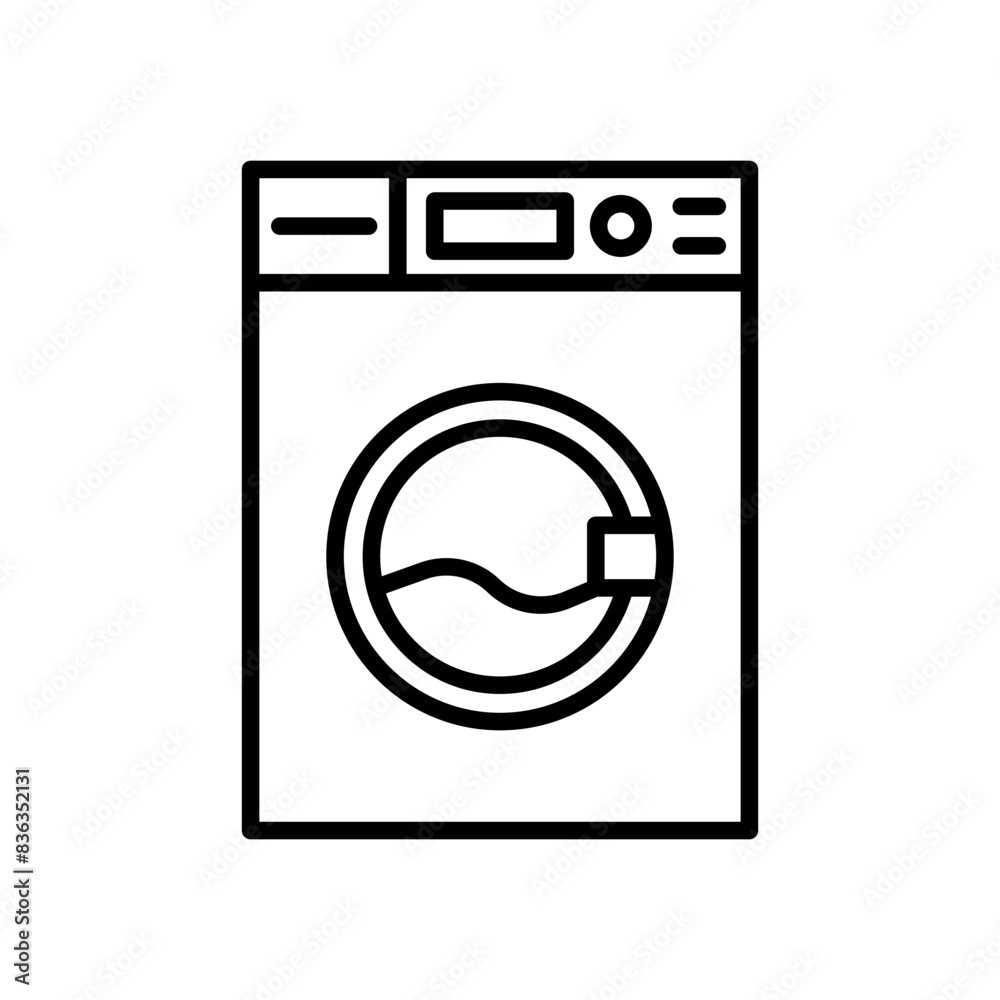 washing machine sign symbol vector icon washing machine sign symbol vector icon