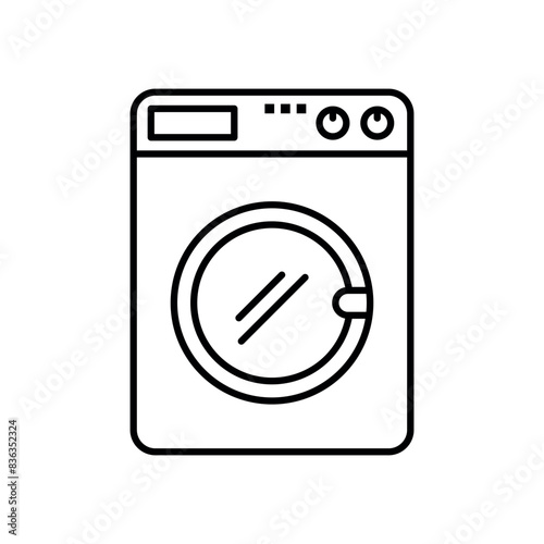 washing machine sign symbol vector icon