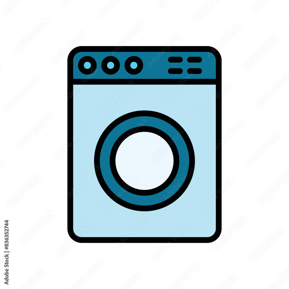 washing machine sign symbol vector icon washing machine sign symbol vector icon