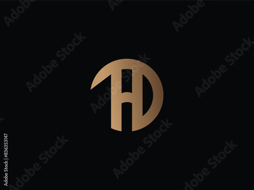 HD letter logo