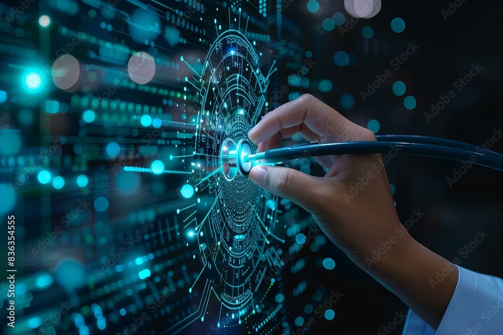 A person digitally drawing on a large screen A person digitally drawing on a large screen
