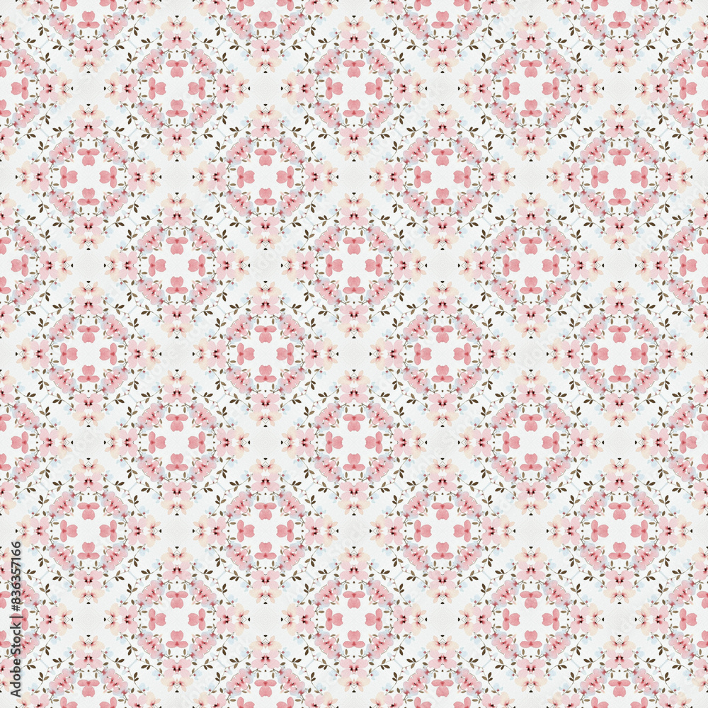 Fabric ikat ethnic seamless pattern design. Geometric ethnic traditional design for background, wallpaper, carpet, clothing, batik, textile, embroidery, sarong