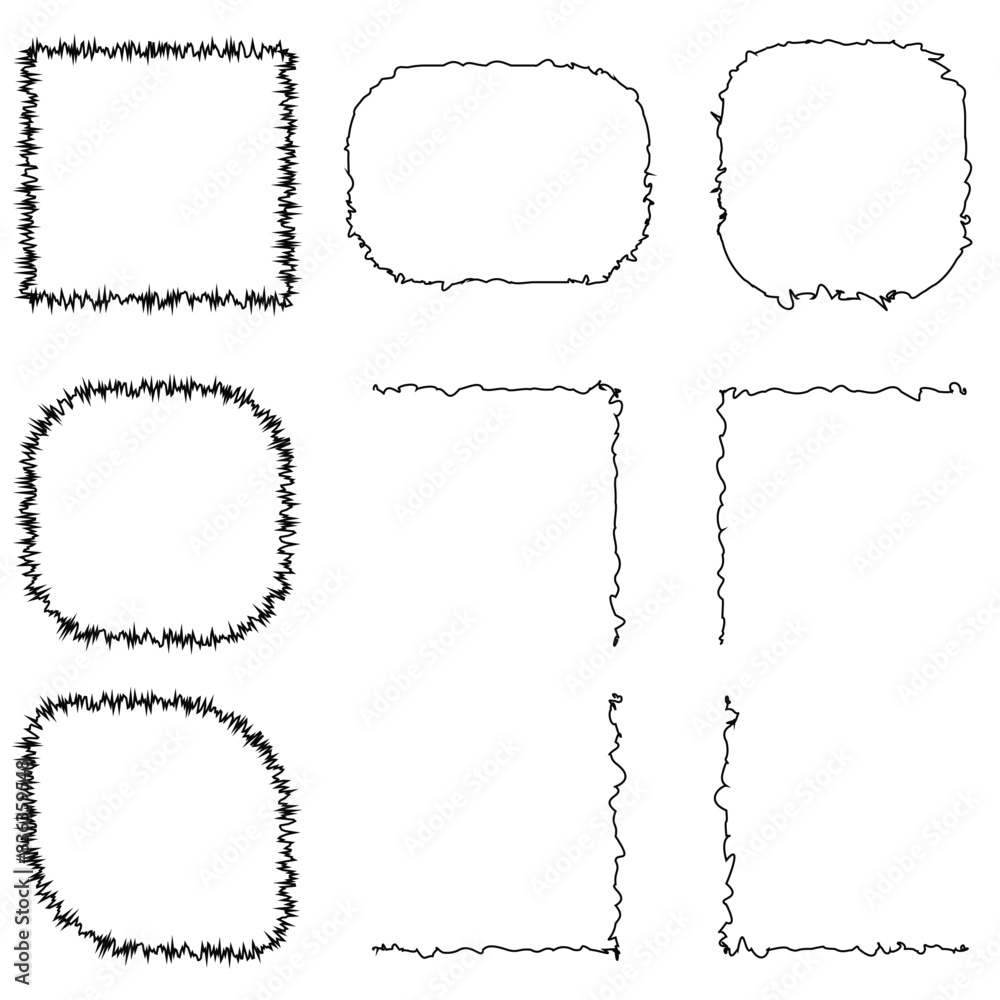 Torn sheets of paper. Torn paper strips set. Vector. Eps 10. Torn sheets of paper. Torn paper strips set. Vector. Eps 10.