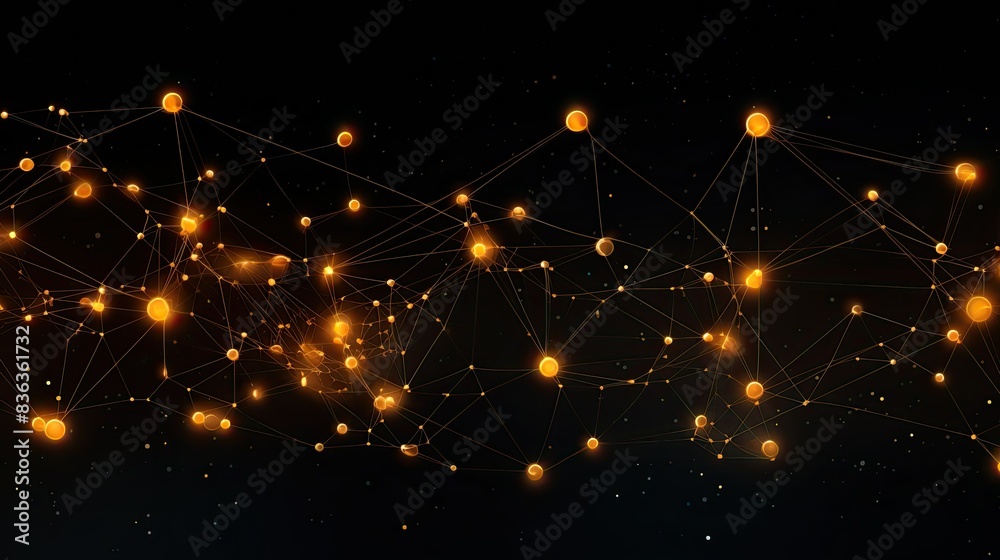 Fototapeta premium christmas lights background