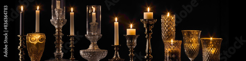 Marvel at the brilliance of intricate patterns forming within a unique candlestick chart, illuminated by the gentle glow of candlelight and brought to life in high definition photo