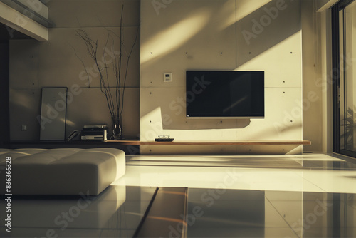 Modern Minimalist Living Space