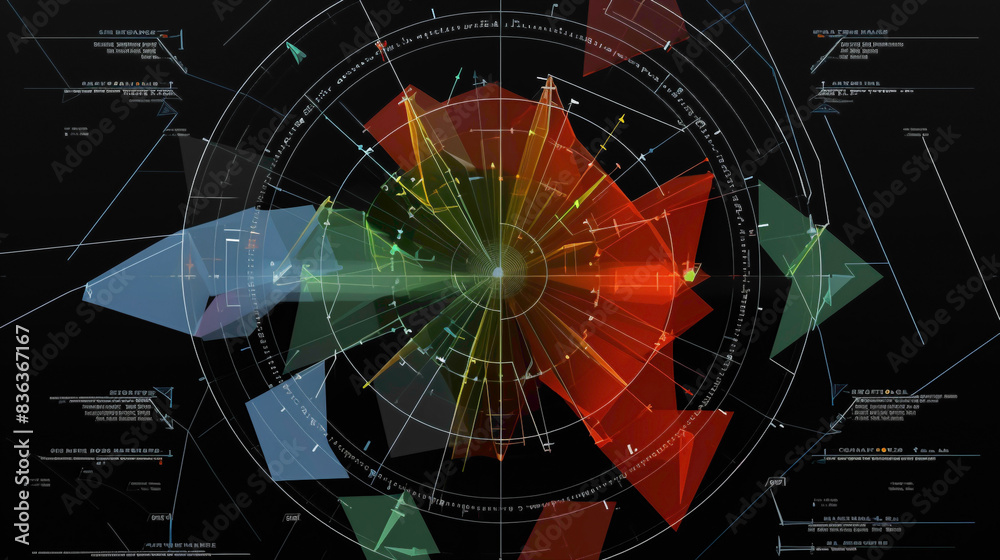 Trading Risk Radar Chart A radar chart visualizing the strengths and weaknesses of trading ...