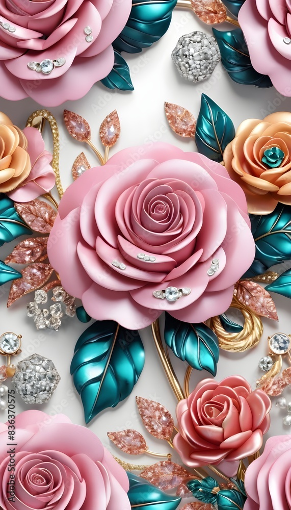 3d floral wallpaper pattern 3d floral wallpaper pattern
